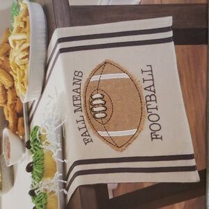 Game Day, Game On! "Fall Means Football" 72 x 14 Table Runner